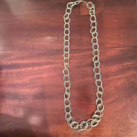 Sarah Coventry Gold Chain Waist Belt Clip 70s 90s Vintage Retro 35" Long Vintage - Picture 2 of 11